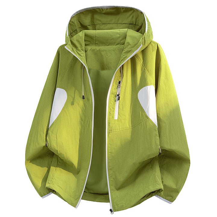 Herren Ultraleichte Funktionsjacke mit Kapuze Drune