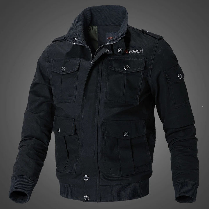 Herren Militärjacke mit zahlreichen Taschen Drune