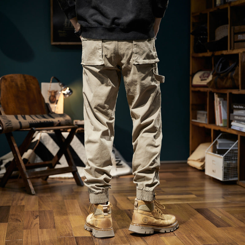 Herren Multifunktions-Cargojoggerhose mit elastischem Komfortbund, Karabiner‑Loop und Zipper-Knöchel Drune