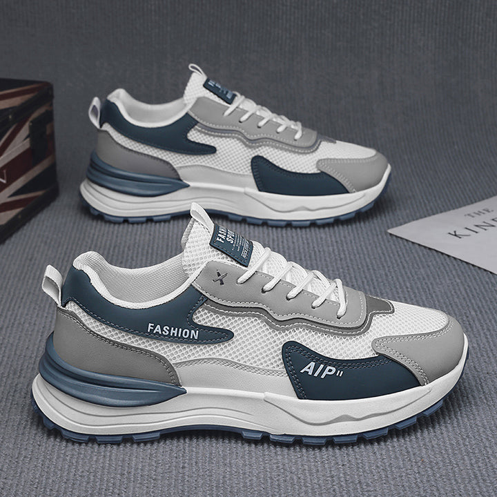Herren Athletisch-inspirierte Plateau-Sneaker mit atmungsaktivem Mesh und griffiger Trailsohle Drune