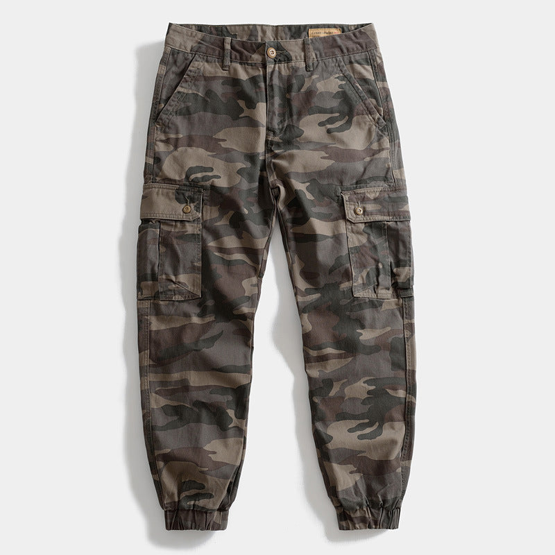 Herren Camouflage Cargo-Hose mit praktischen Taschen Drune
