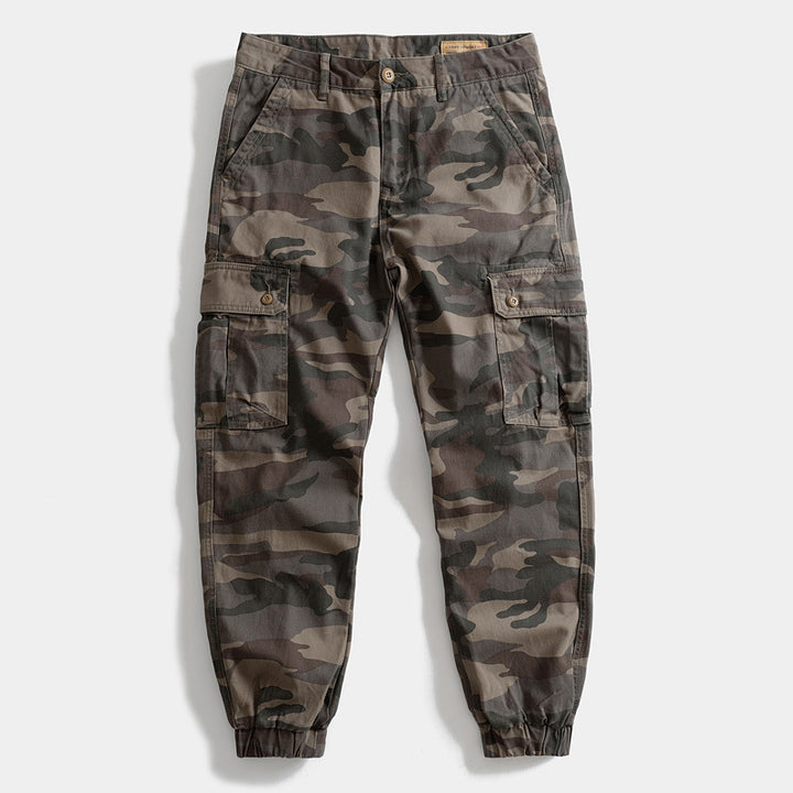 Herren Camouflage Cargo-Hose mit praktischen Taschen Drune