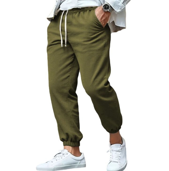 Herren nan tapered Sweat-Jogger mit elastischem Bund, Kordelzug und eingeschlossenen Bündchen Drune