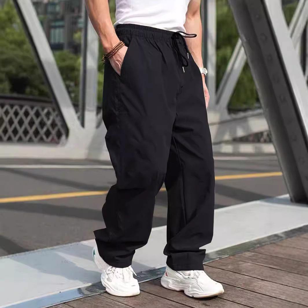 Herren lässige Cargohose mit elastischem Bund Drune
