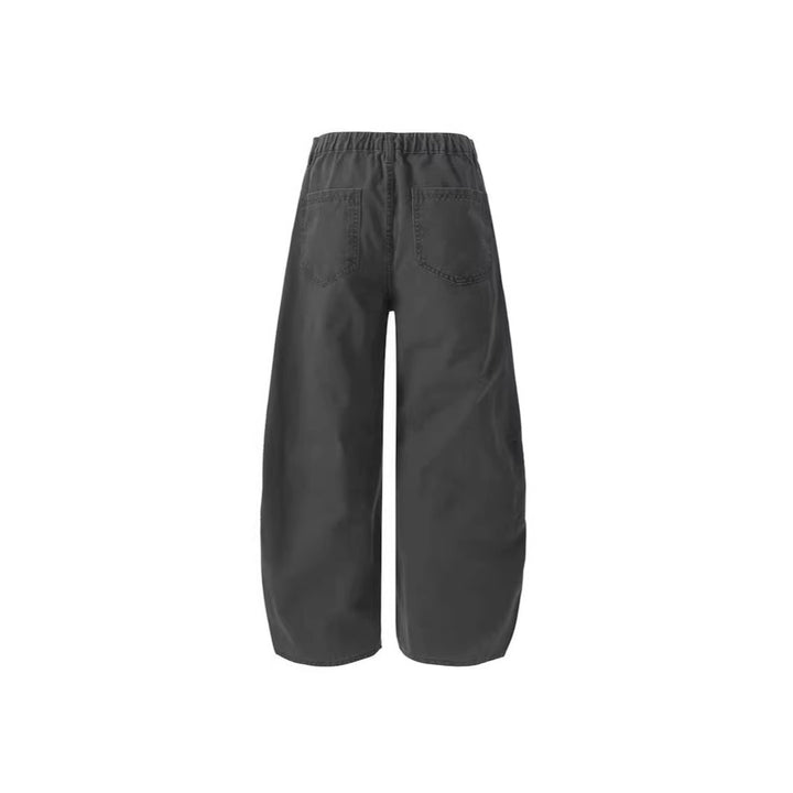 Damen Weitgeschnittene Utility-Cargo-Hose Drune