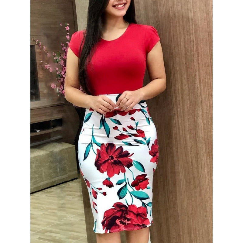 Damen Figurbetontes Wickelkleid mit streifigem Design und schickem Taillengürtel Drune