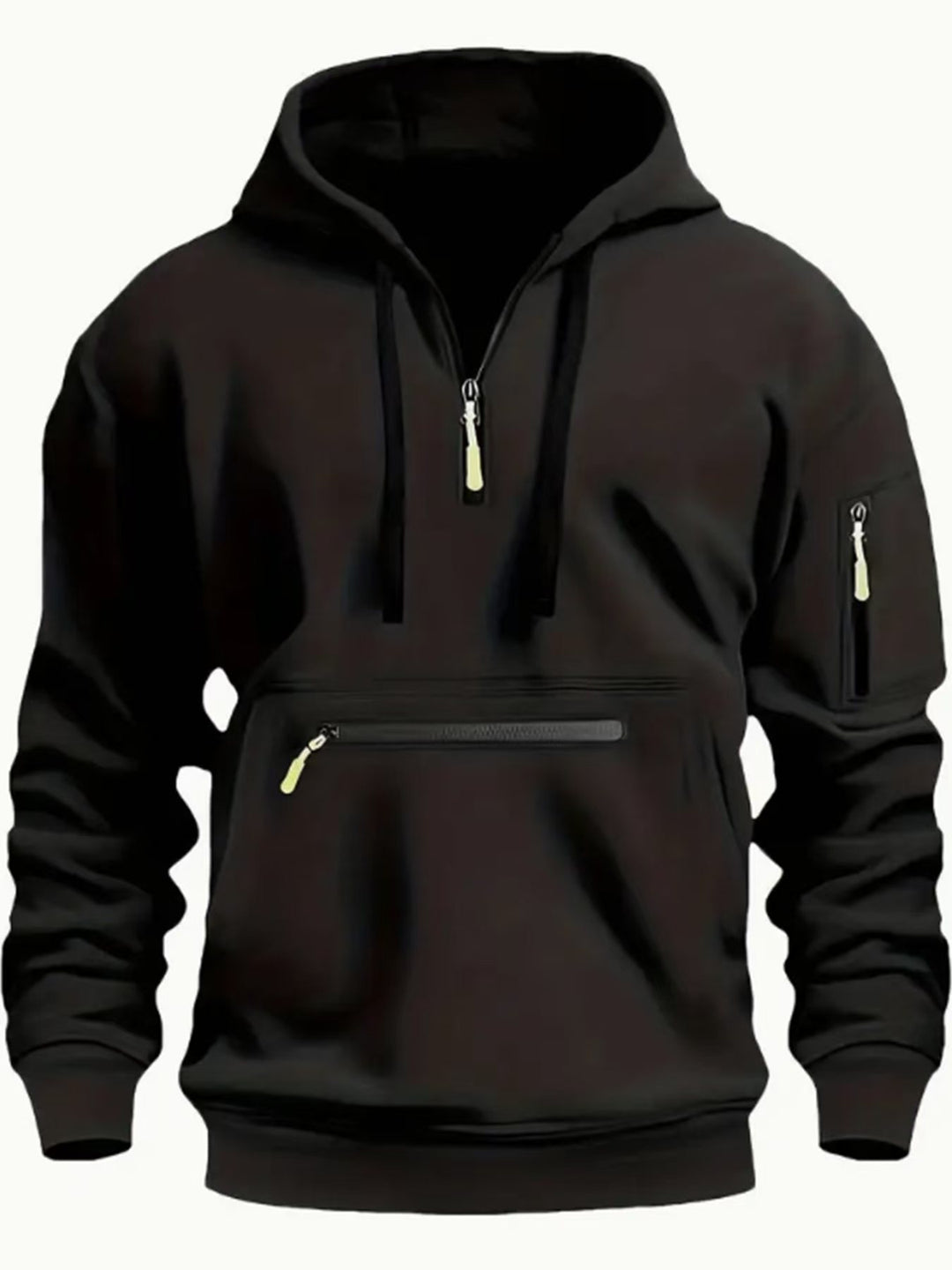 Herren Funktioneller Kapuzenpullover mit praktischem Reißverschluss Drune