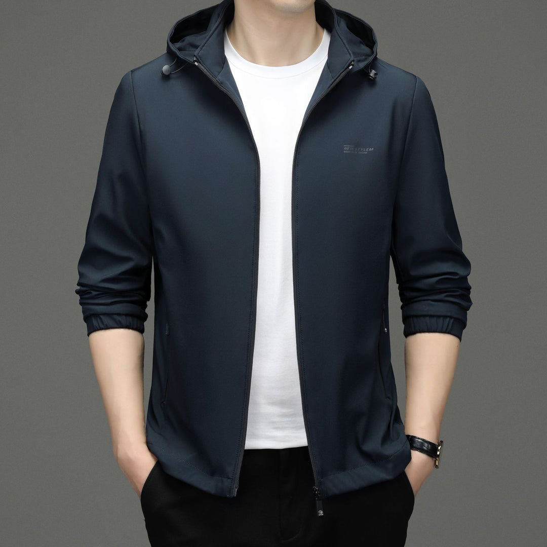 Herren Übergangsjacke mit optimierter atmungsaktiver Technologie und praktischem Kapuzendesign Drune