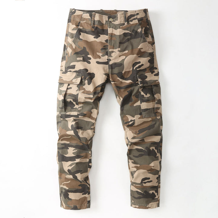Herren Cargohose mit Tarnmuster und mehreren Utility-Taschen Drune