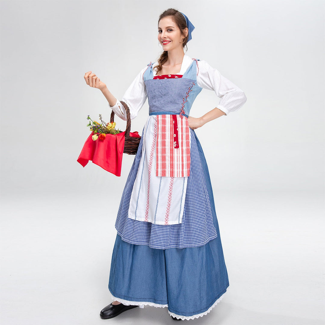 Damen Trachtenkleid mit nostalgischem Design und aufwendigen Details Drune
