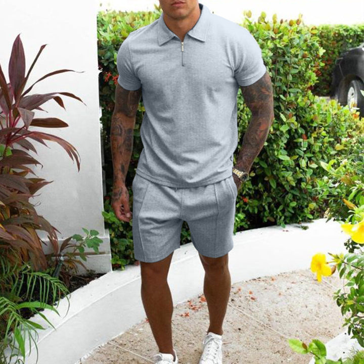 Herren Poloshirt und Shorts Set Drune