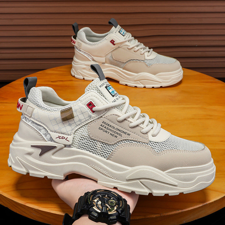 Herren Chunky-Sneaker mit atmungsaktivem Mesh, gepolsterter Plateausohle und technischer Komfortdämpfung Drune