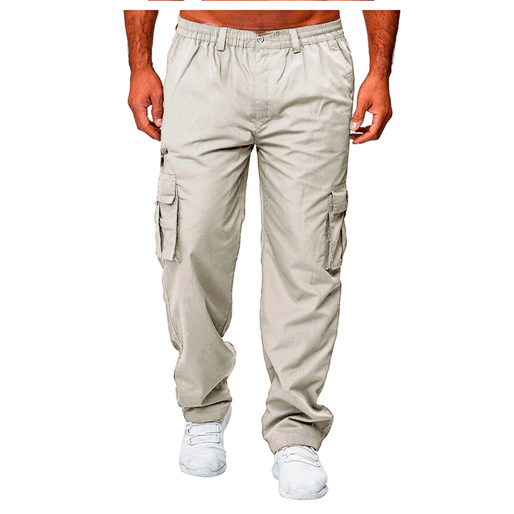 Herren Cargo-Hose mit elastischem Bund und multifunktionalen Taschen Drune