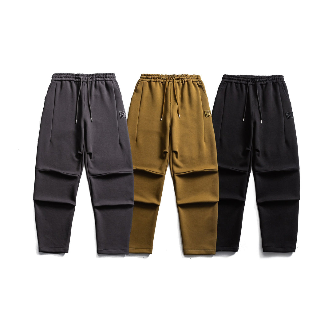 Herren Tapered Jogginghose mit elastischem Bund und Knie-Paneelen Drune