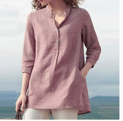 Drune | Elegante Leinenbluse