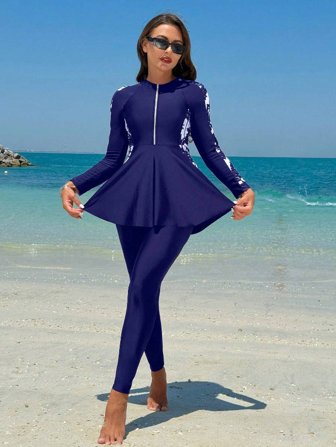 Damen Modischer und funktionaler UV-Schutz-Schwimmanzug Drune