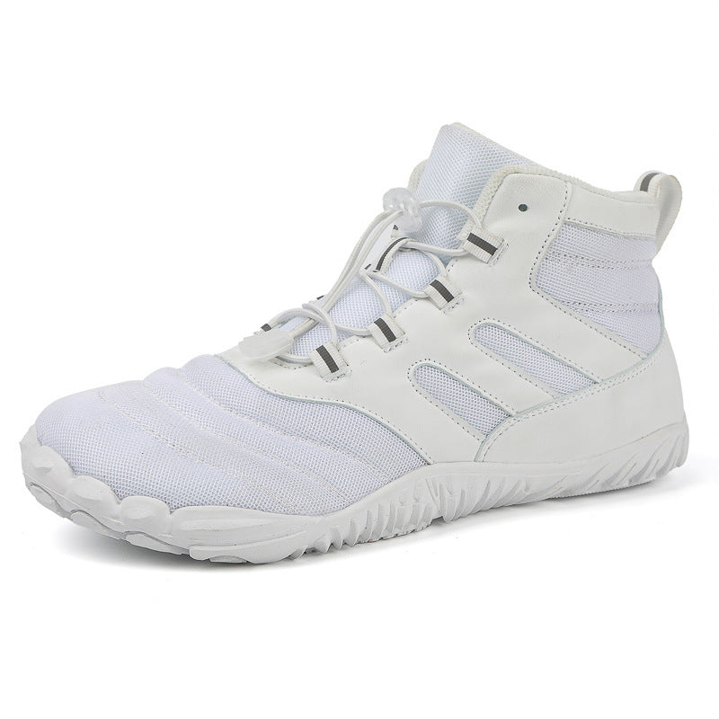 Unisex nan knöchelhoher barfußähnlicher Wassersportschuh mit Schnellzug-Schnürung und flexibler Profilsohle Drune