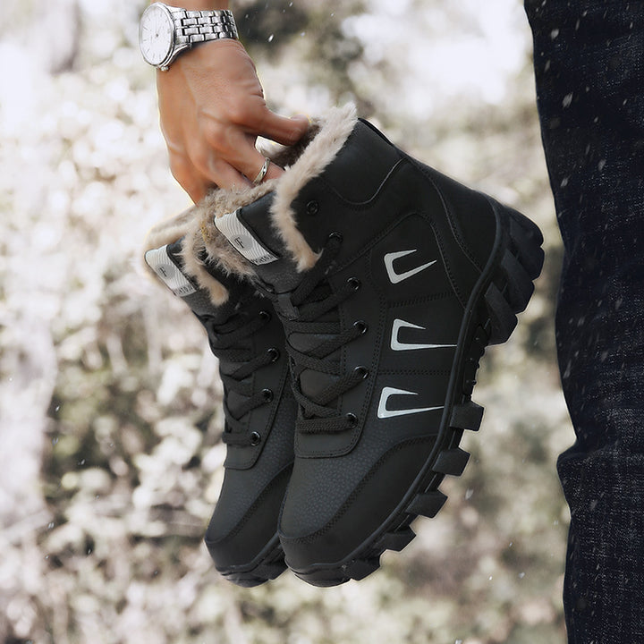 Damen Gefütterte Winter‑Ankle‑Boots mit Teddyfutter und griffiger Offroad‑Sohle Drune