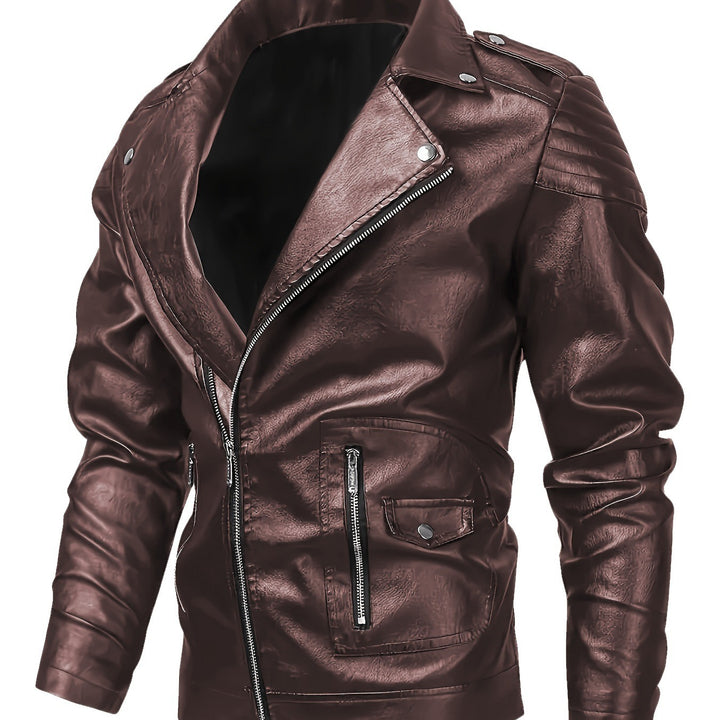 Herren Biker-Lederjacke Drune