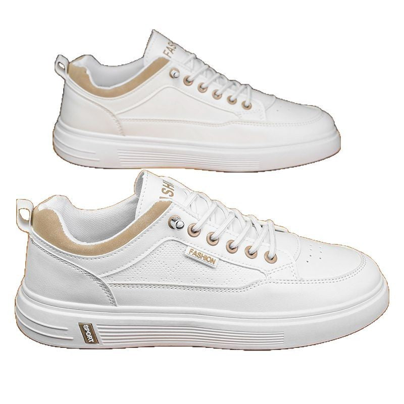Damen Modische Sneakers mit hochwertiger Lederoberfläche und dämpfendem Fußbett Drune