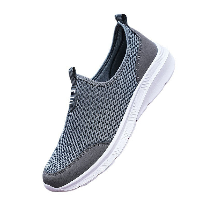 Unisex nan ultraleichter Netz-Slipper mit viskoelastischem Fußbett und flexibler rutschfester Laufsohle Drune