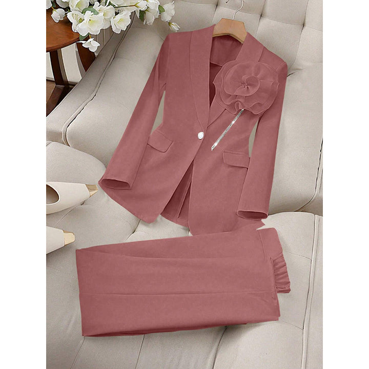 Damen Elegantes und Stilvolles Blazer-Set Drune