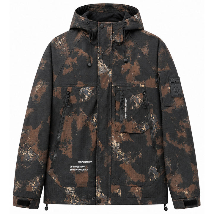 Herren Multifunktionale Outdoorjacke mit Kapuze Drune