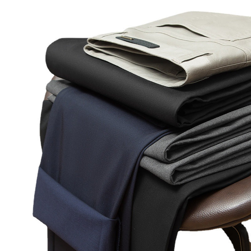 Herren Elegante Business-Chino mit Stretchkomfort und schlankem Bügelsaum Drune