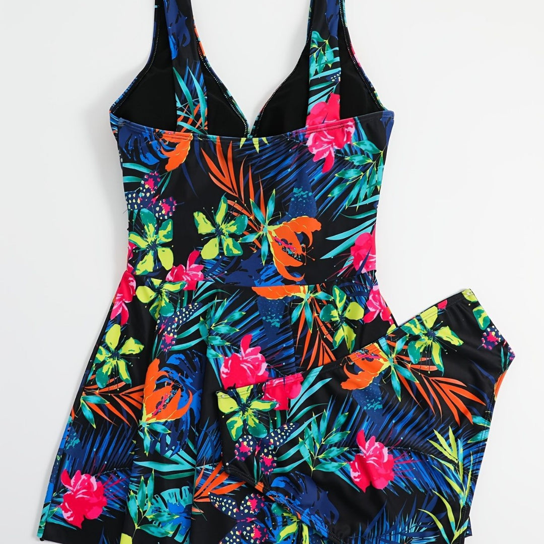 Damen Schwimmanzug mit elegantem Wickeldesign Drune