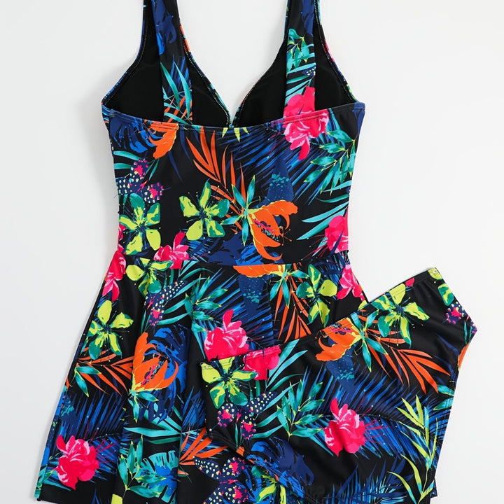 Damen Schwimmanzug mit elegantem Wickeldesign Drune