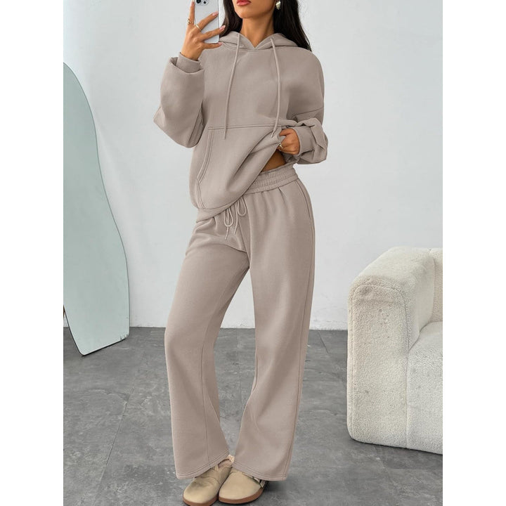 Damen Bequemer Oversized Jogginganzug Drune