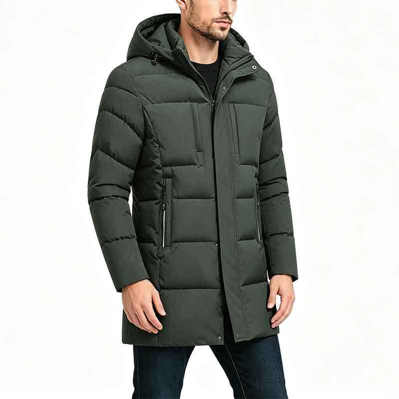 Herren funktionale Kapuzen-Steppjacke Drune