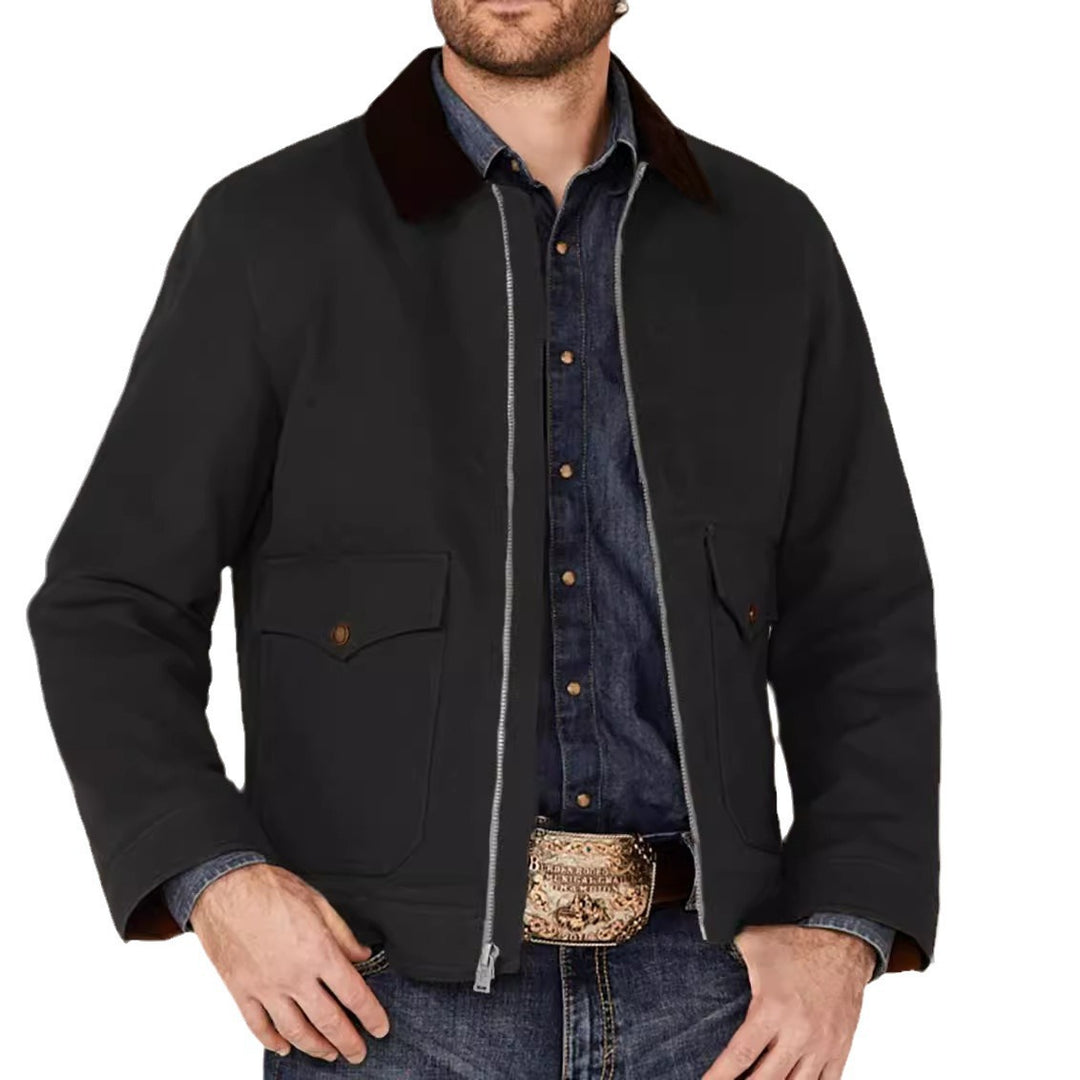 Herren rustikale Utility-Jacke mit praktischen Taschen Drune