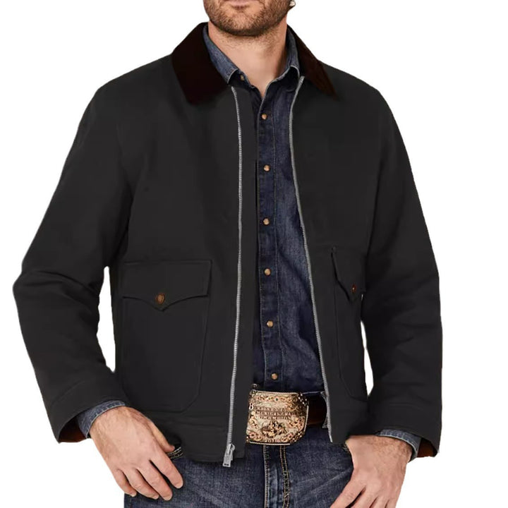 Herren rustikale Utility-Jacke mit praktischen Taschen Drune