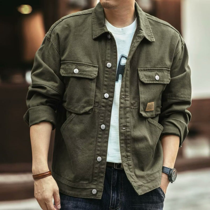 Herren Utility Jacke im klassischen Stil Drune
