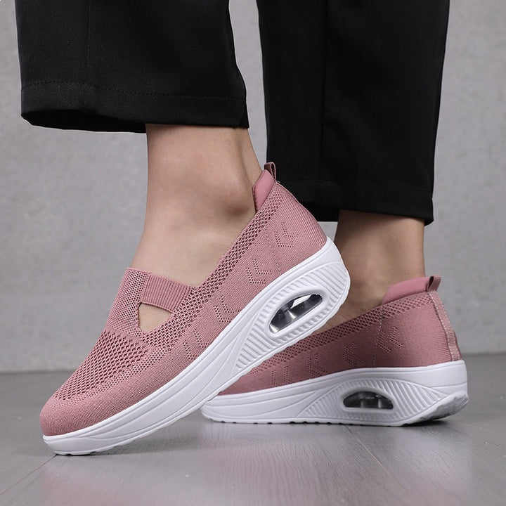 Damen Bequeme Luftige Slip-On Schuhe Drune