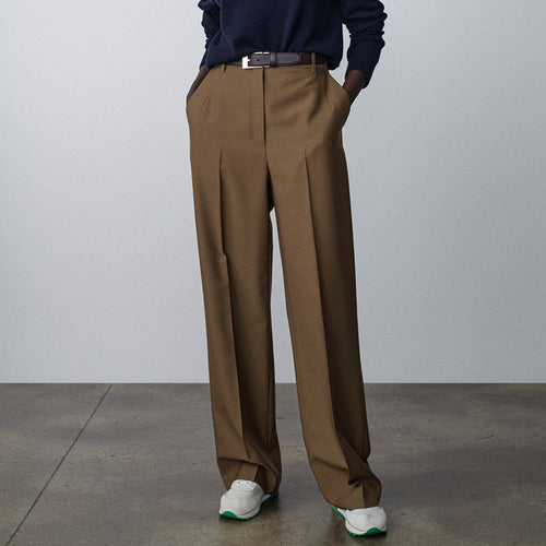 Damen Elegante und weit geschnittene Anzughose Drune