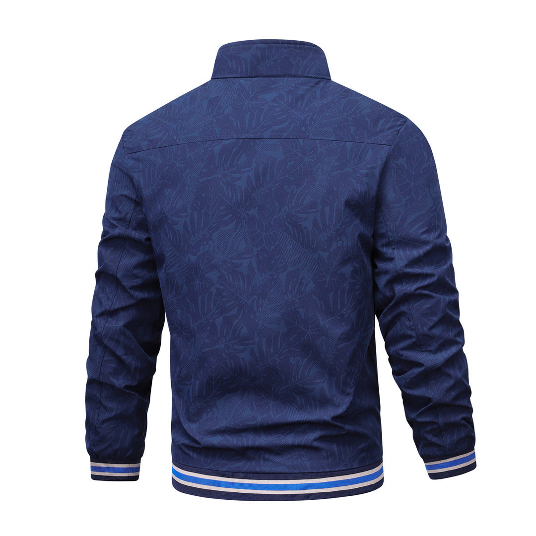 Herren Sportliche Kapuzenjacke mit floralem Muster Drune