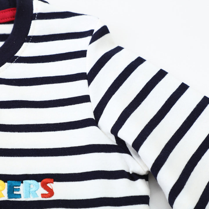 Jungen Langarmshirt mit Baumwollstoff und niedlichem Meerschweinchen-Motiv Drune