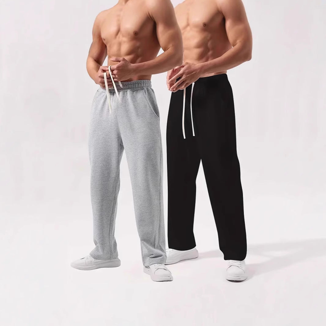 Herren nan locker sitzende Jogginghose aus Baumwollmischung mit elastischem Bund und Seitentaschen Drune