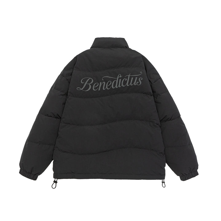 Damen Boxy Stepp-Pufferjacke mit hohem Stehkragen, Tunnelzug und elastischen Bündchen Drune