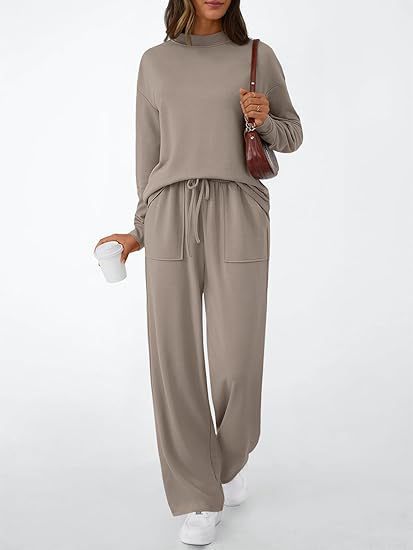 Damen Lässiger Relaxed-Fit Jogginganzug Drune