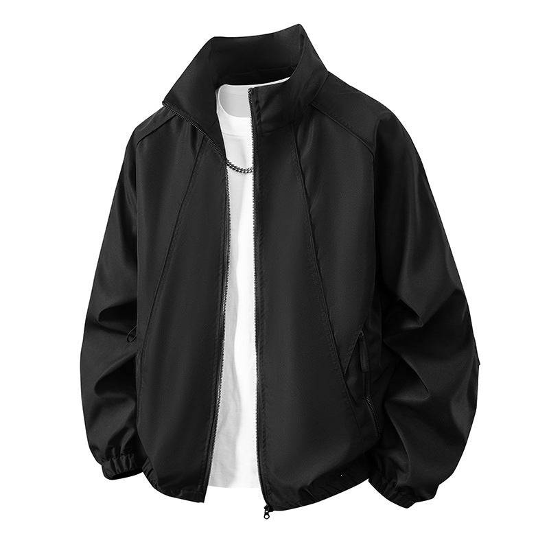 Herren Leichte und sportliche Windbreaker-Jacke Drune