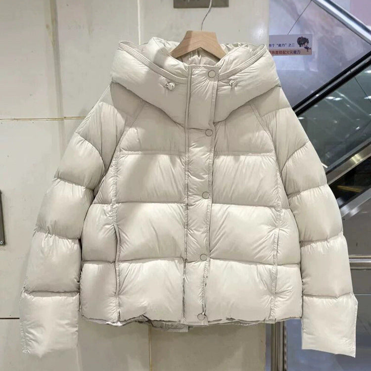 Damen Steppjacke mit Kapuze Drune