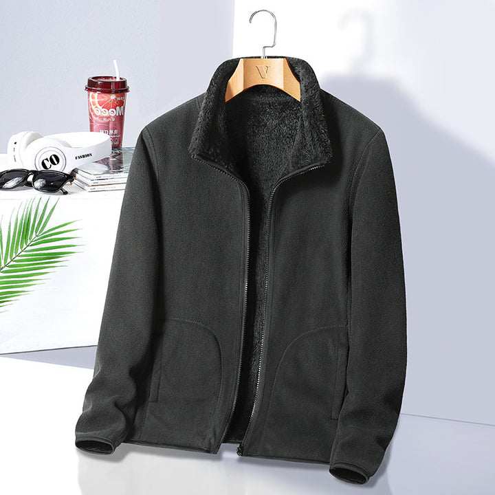 Damen Fleecejacke mit hohem Kragen Drune