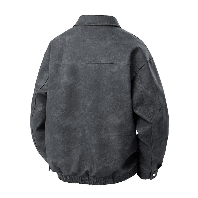 Herren Modische Wildlederjacke Drune