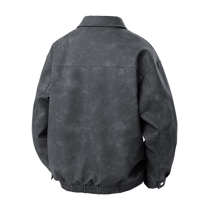 Herren Modische Wildlederjacke Drune