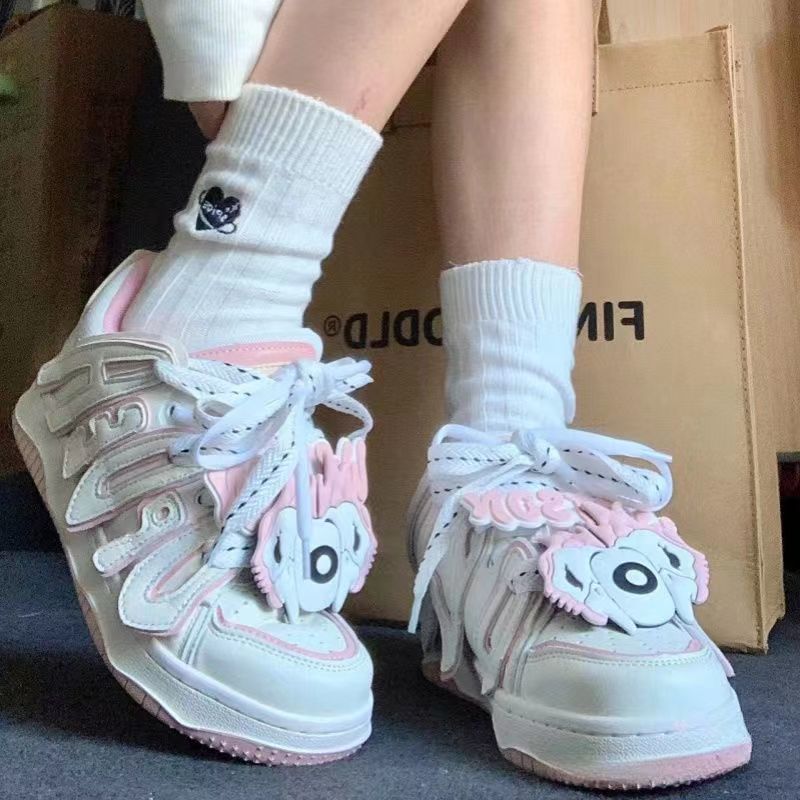 Damen Sneakers mit verspieltem Tierdesign und komfortabler Sohle Drune