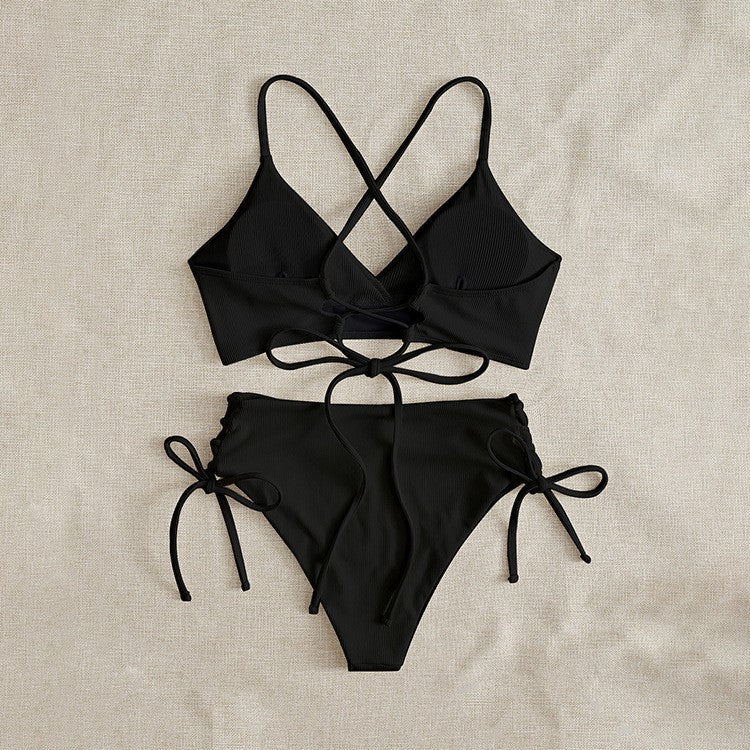 Damen Bikini-Set mit raffiniertem Schnürdetail Drune
