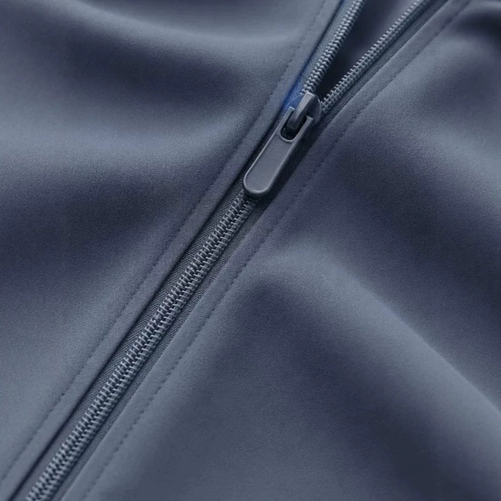 Herren Kapuzen-Blouson Leichter Windbreaker mit geripptem Saum und verdeckter Reißverschlussleiste Drune